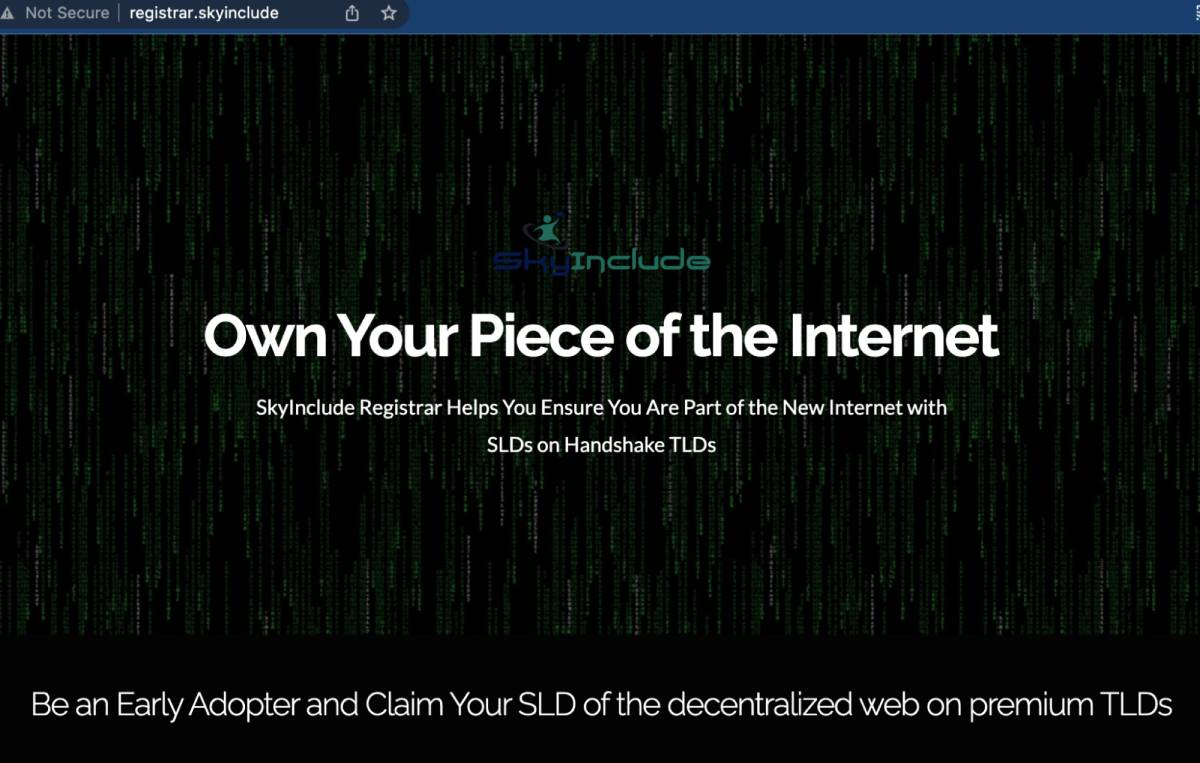 Journey To a Handshake Registrar - Episode 1