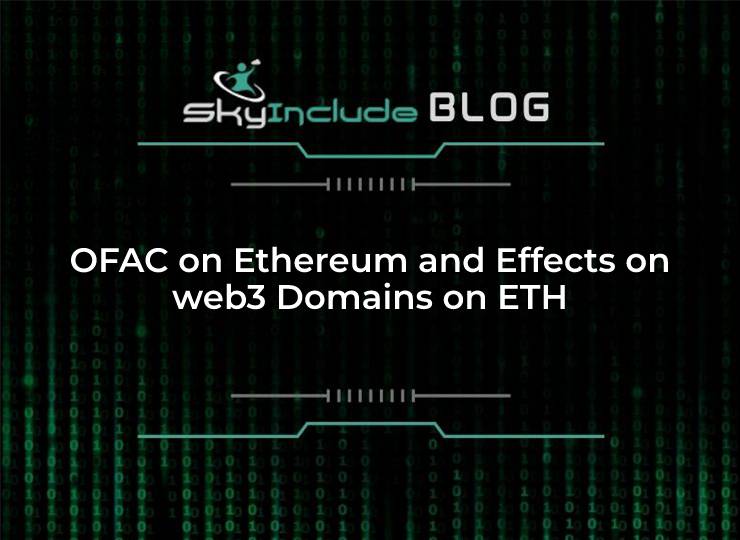 OFAC on Ethereum and Effects on web3 Domains on ETH
