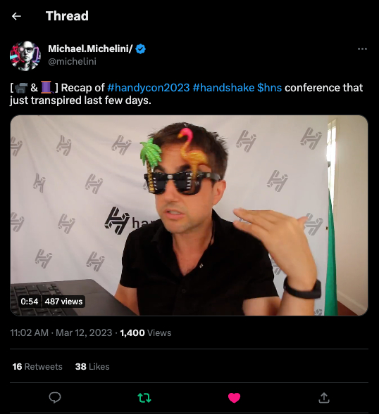 Recap From HandyCon 2023 - Mike Tweet